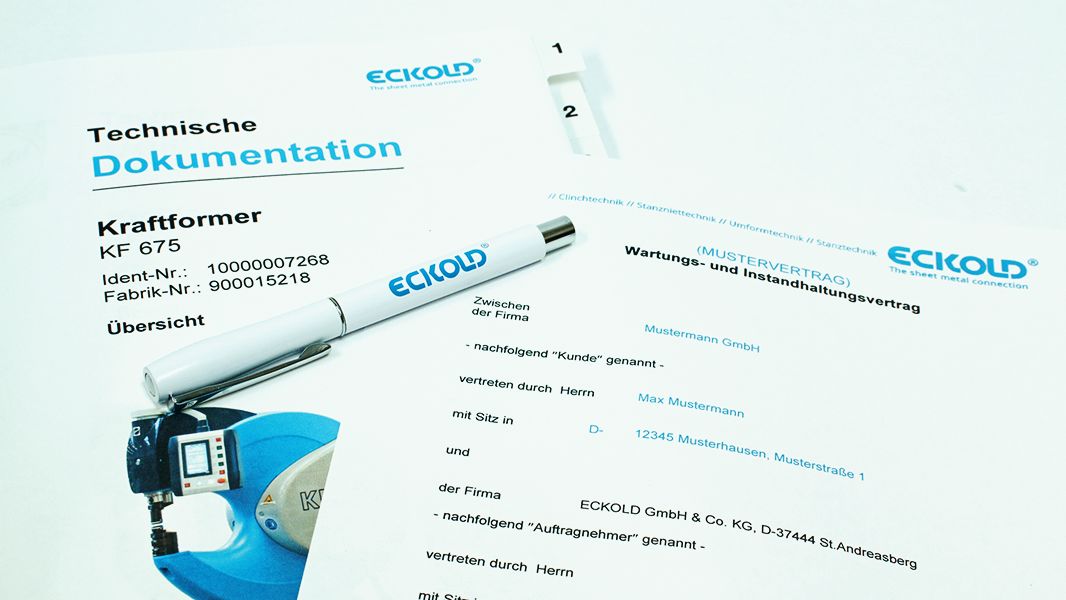 ECKOLD bietet günstige Wartungsverträge für Umformtechnik und Fügetechnik