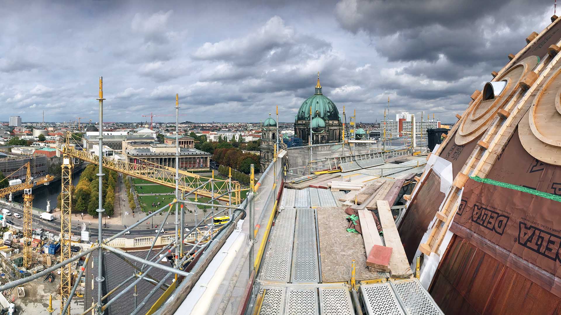 Aussicht von der Dachkuppel des Berliner Schlosses