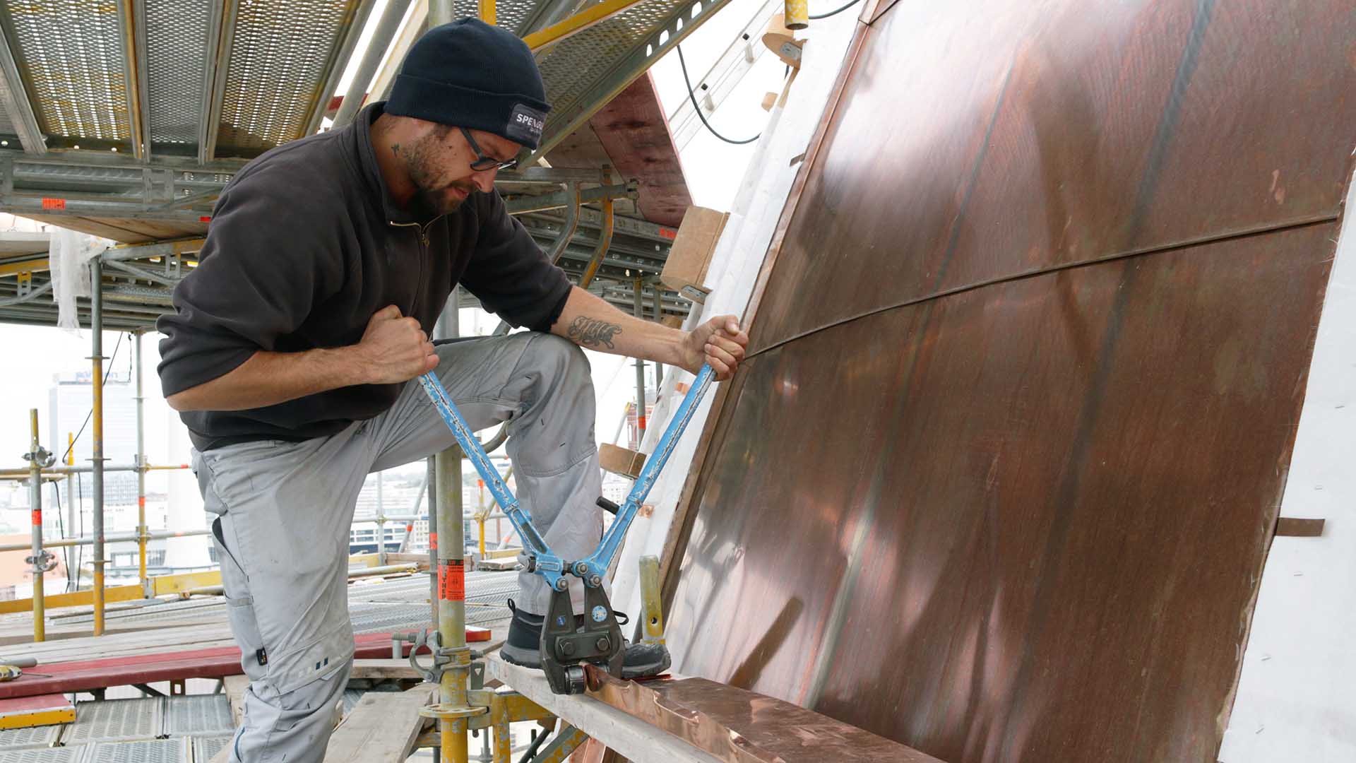 Der ECKOLD Handformer für den Einsatz auf der Baustelle
