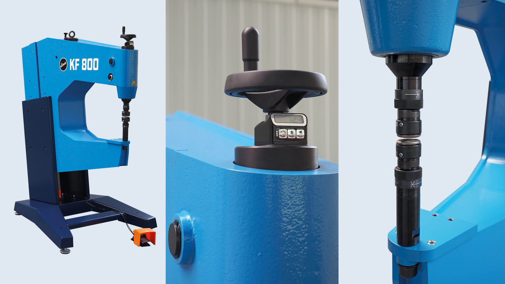 ECKOLD Kraftformer KF 800 mit Umformwerkzeugen